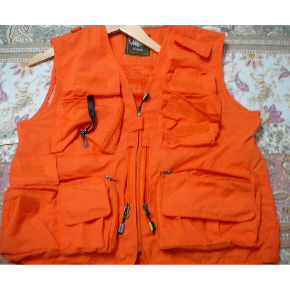 Men's Multi-Pocket Outdoor Vest Quick Dry Mesh Sleeveless - Picture 7 of 8